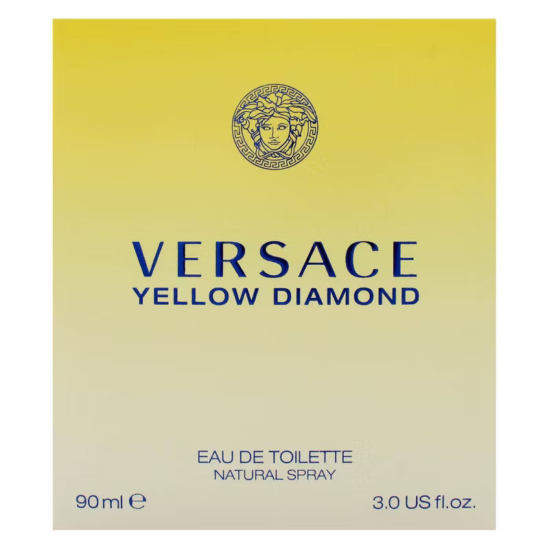 Versace Yellow Diamond Eau de Toilette Spray for Women 3.0 oz Fandi Perfume