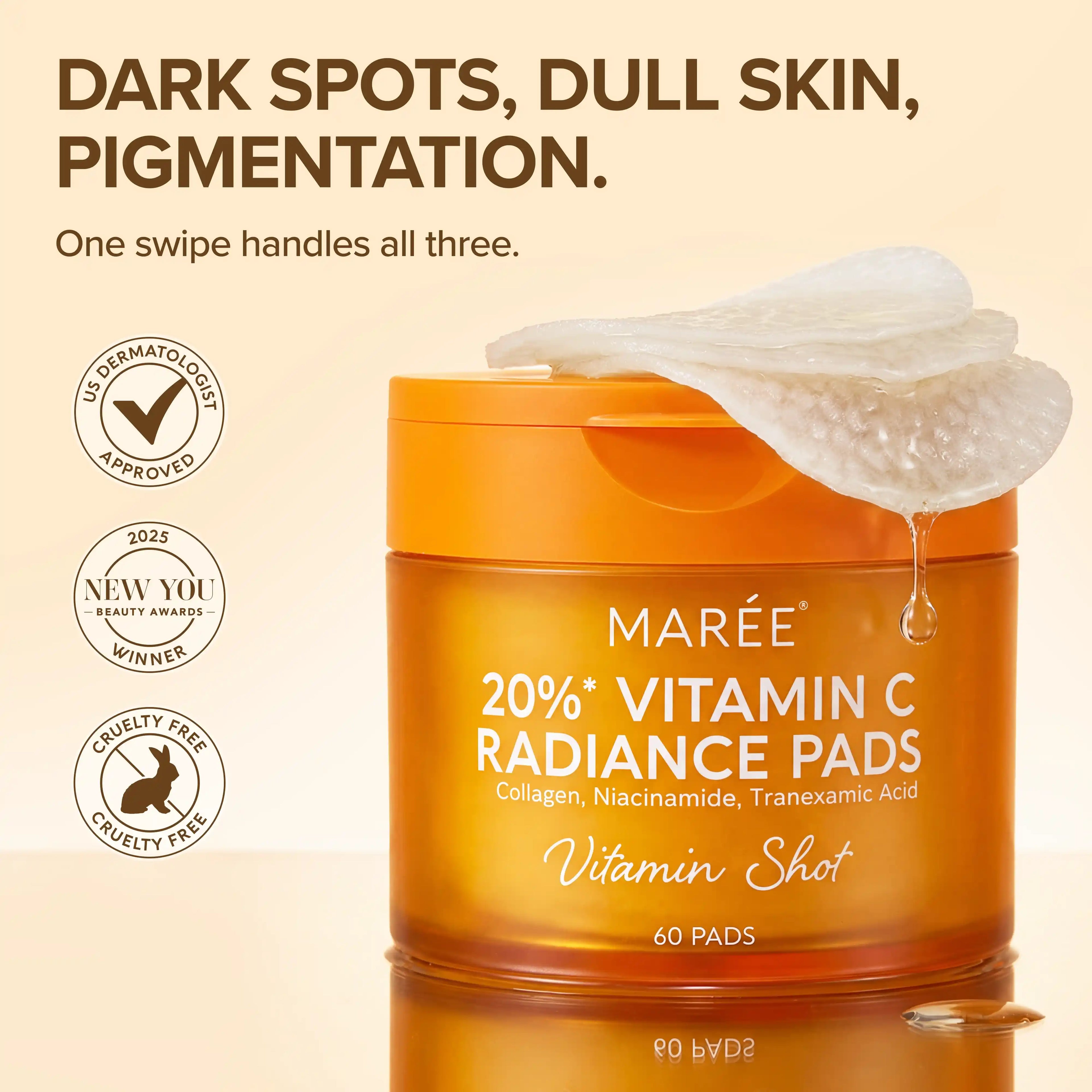 Dark Spot Fading Vitamin C Pads Maree