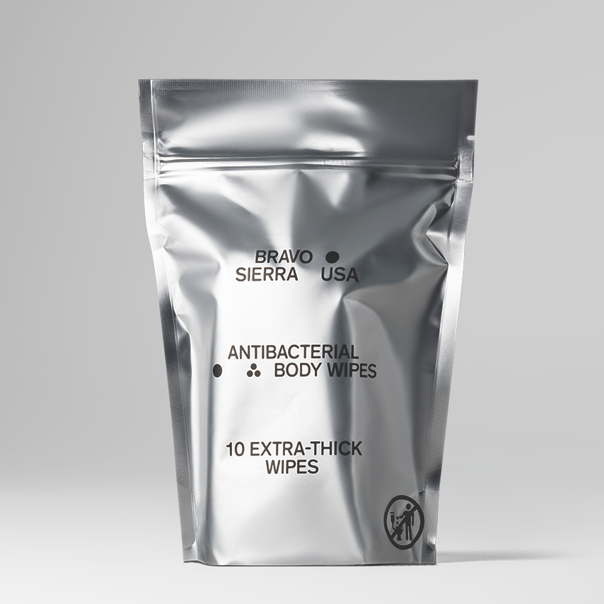 ANTIBACTERIAL BODY WIPES Bravo Sierra