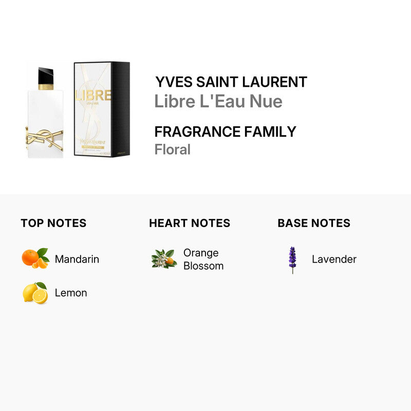 Yves Saint Laurent Libre L’Eau Nue Eau de Parfum Spray for Women Fandi Perfume