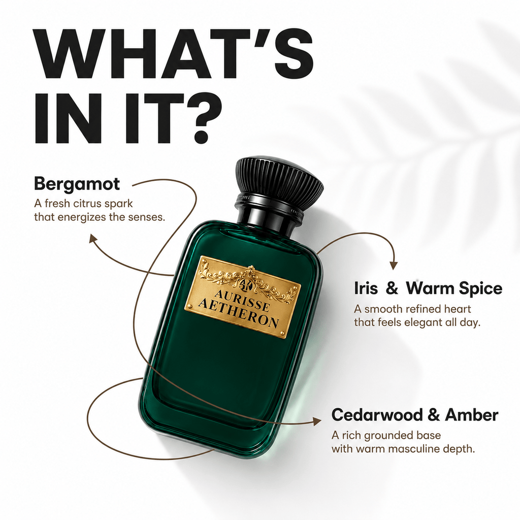 Aurisse Aetheron — Woody Cologne for Men, 100ml AURISSE