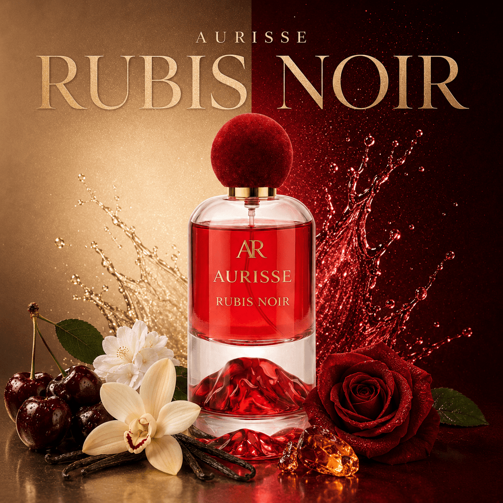 Aurisse Rubis Noir — Rose & Musk Perfume for woman, 50ml AURISSE