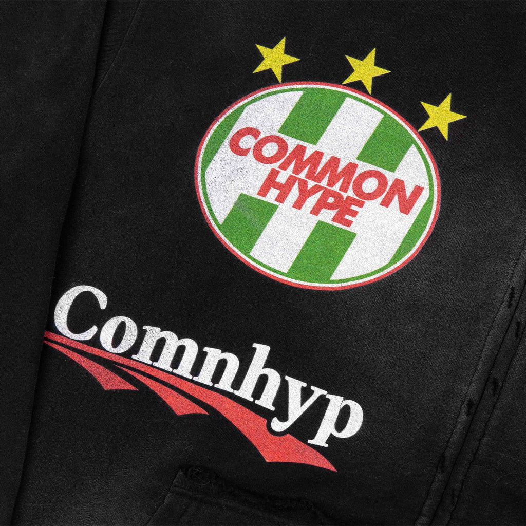 Common Hype Auto Icon Hoodie Vintage Black Common Hype