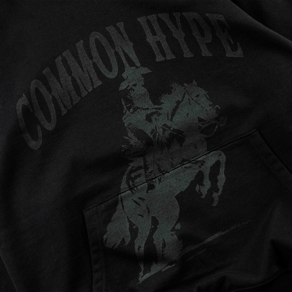 Common Hype 'Stallion' Black Hoodie Common Hype