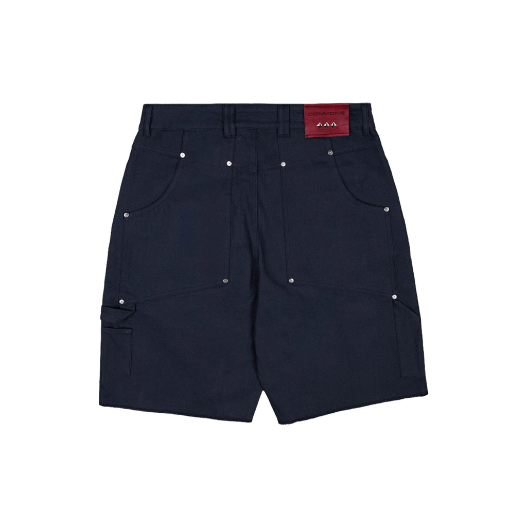 Commons Double Knee Canvas Short Navy Common Hype