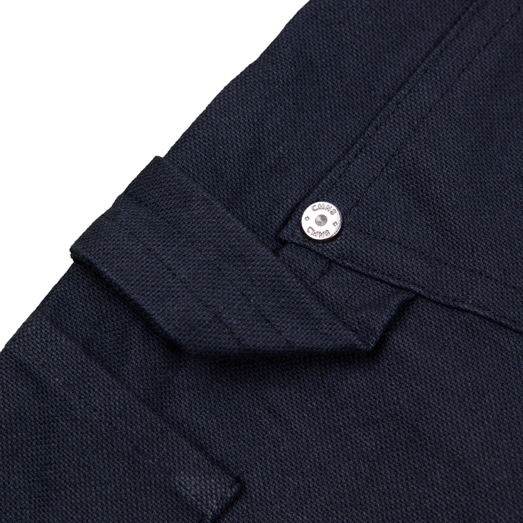 Commons Double Knee Canvas Short Navy Common Hype