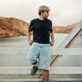 Commons Studios ‘Star’ Washed Denim Short Iceberg Common Hype