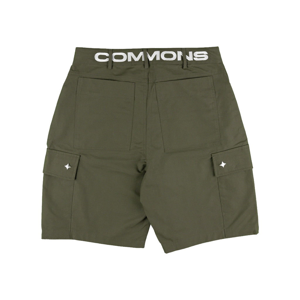 Commons Ripstop Cargo Short Green Common Hype