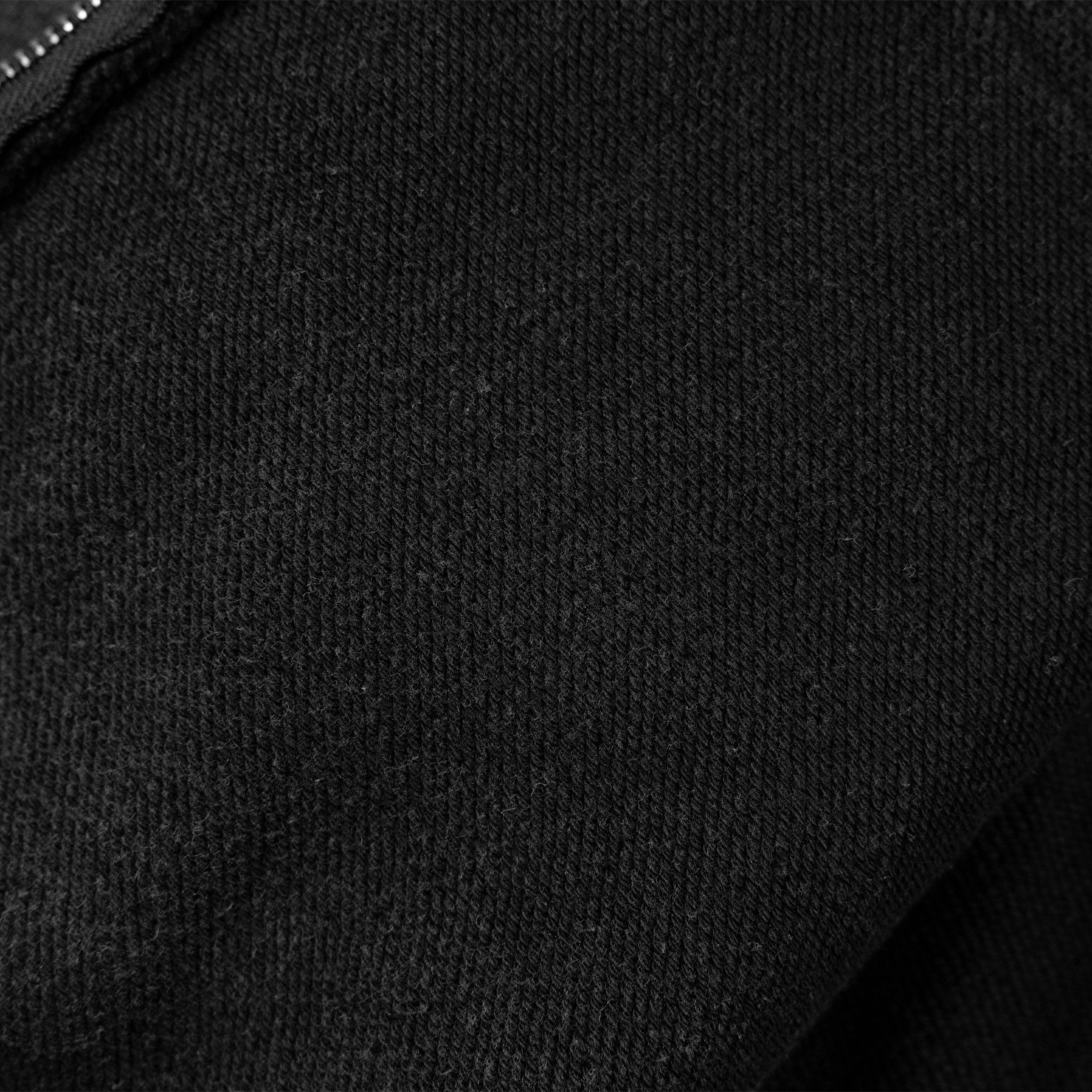 Common Hype Varsity Zip Up Hoodie Black Common Hype