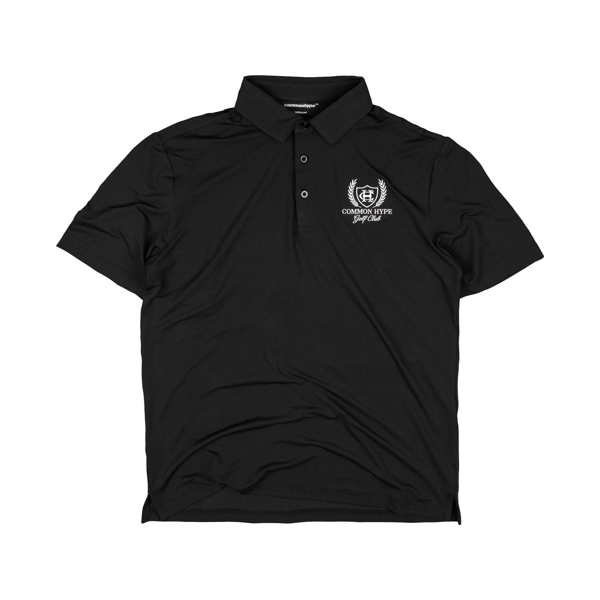 Common Hype Golf Club Polo Black Common Hype