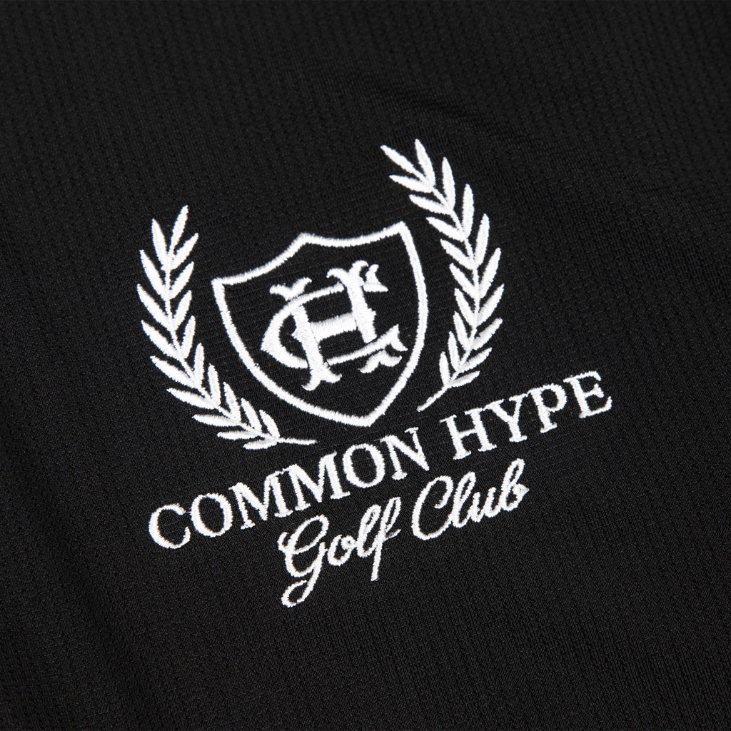 Common Hype Golf Club Polo Black Common Hype