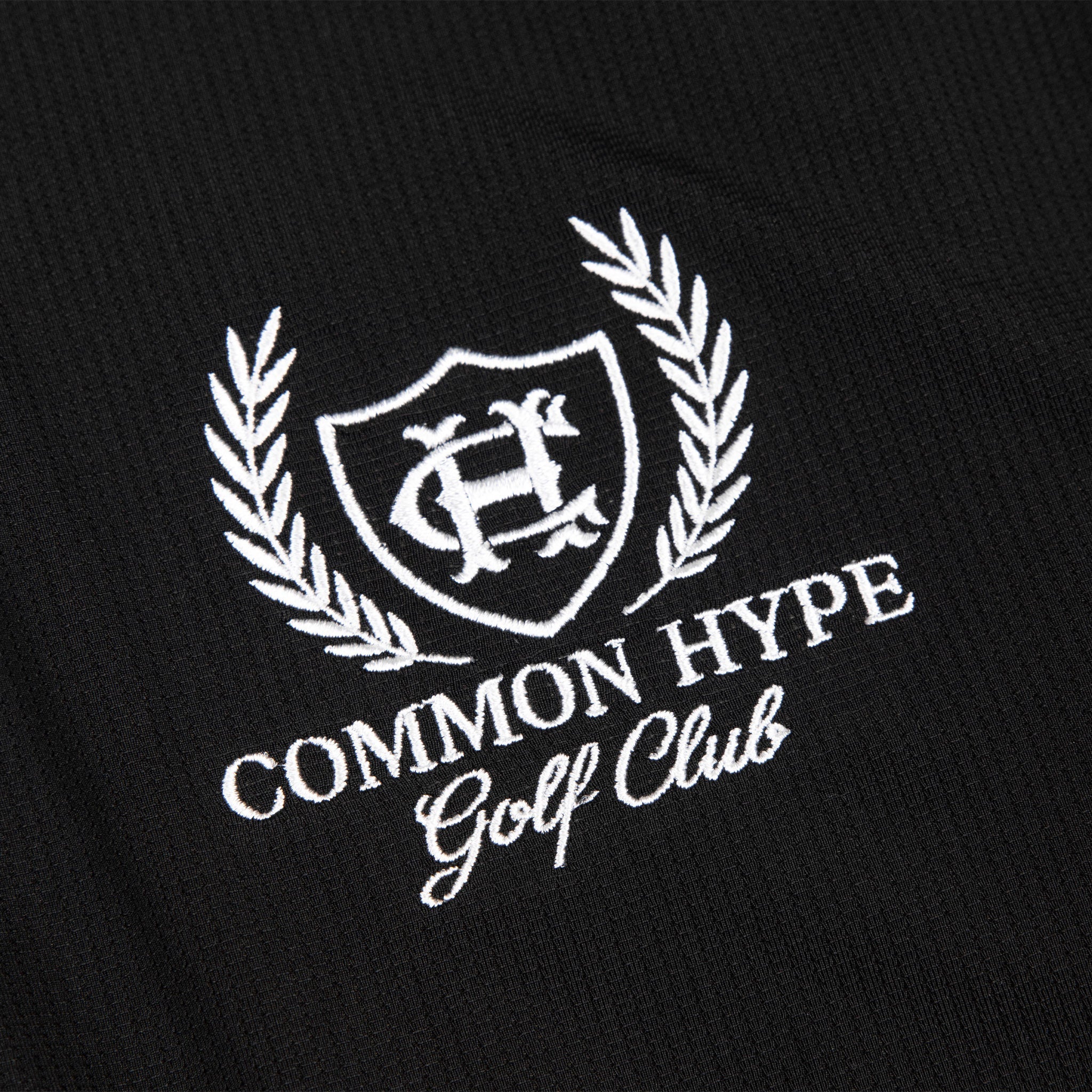 Common Hype Golf Club Polo Black Common Hype