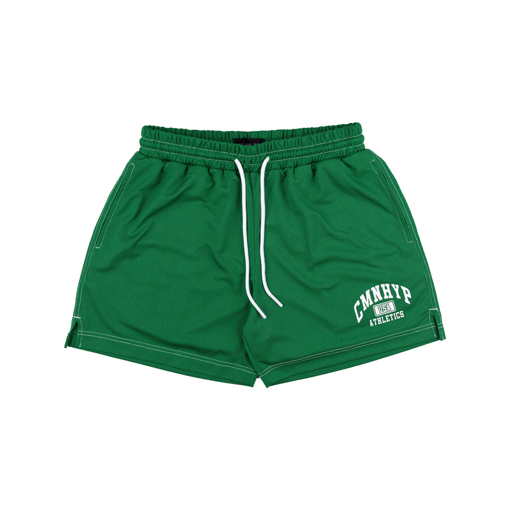 Common Hype Athletics Contrast Mesh Short Pine Green Common Hype