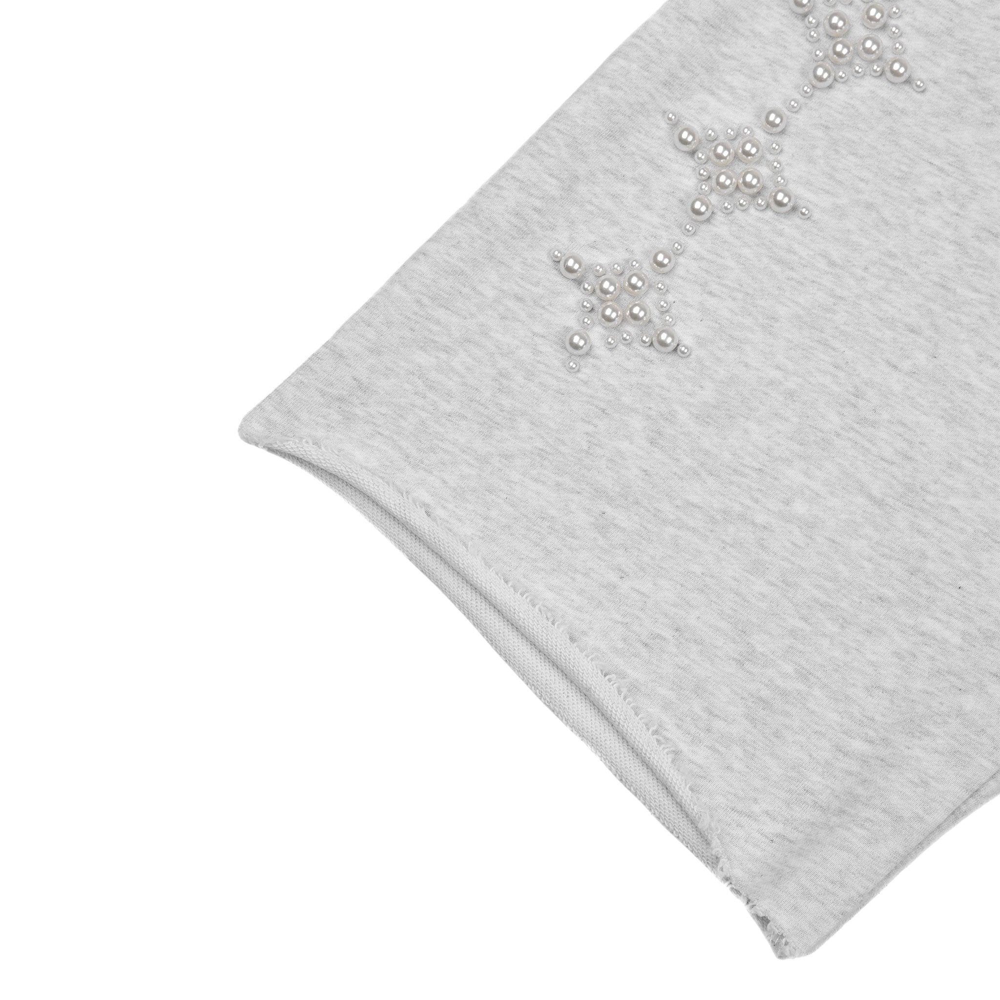 Commons Pearled Star Sweatshort Heather Grey Common Hype