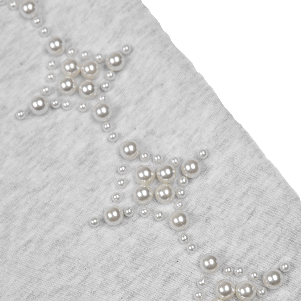 Commons Pearled Star Sweatshort Heather Grey Common Hype