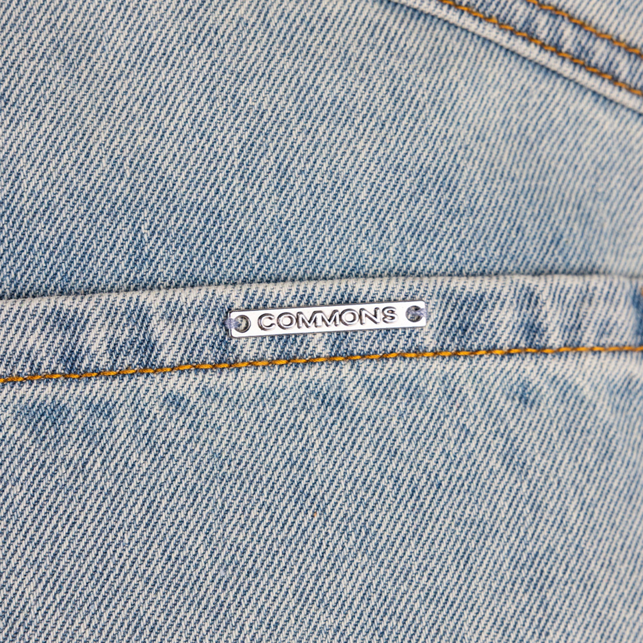 Commons Studios ‘Star’ Washed Denim Short Iceberg Common Hype