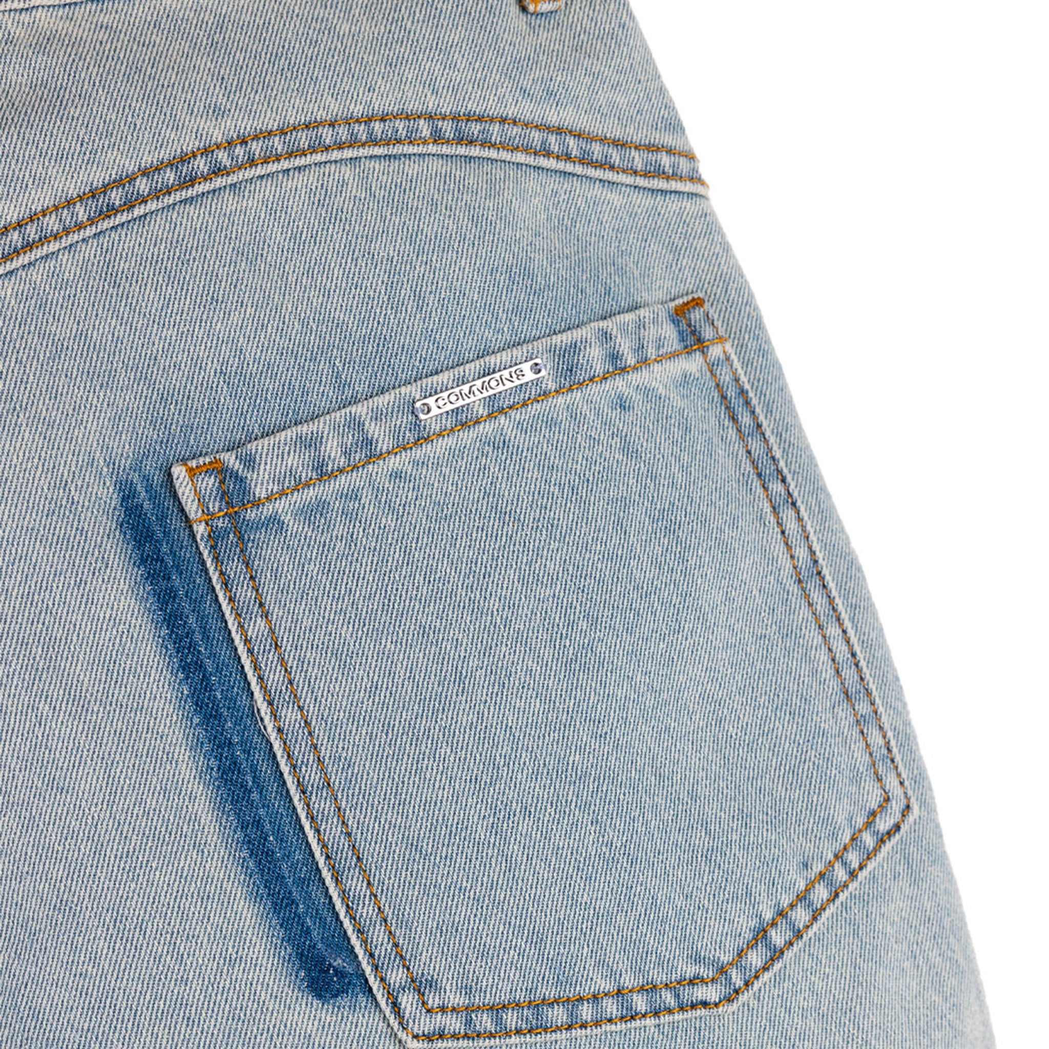 Commons Studios ‘Star’ Washed Denim Short Iceberg Common Hype