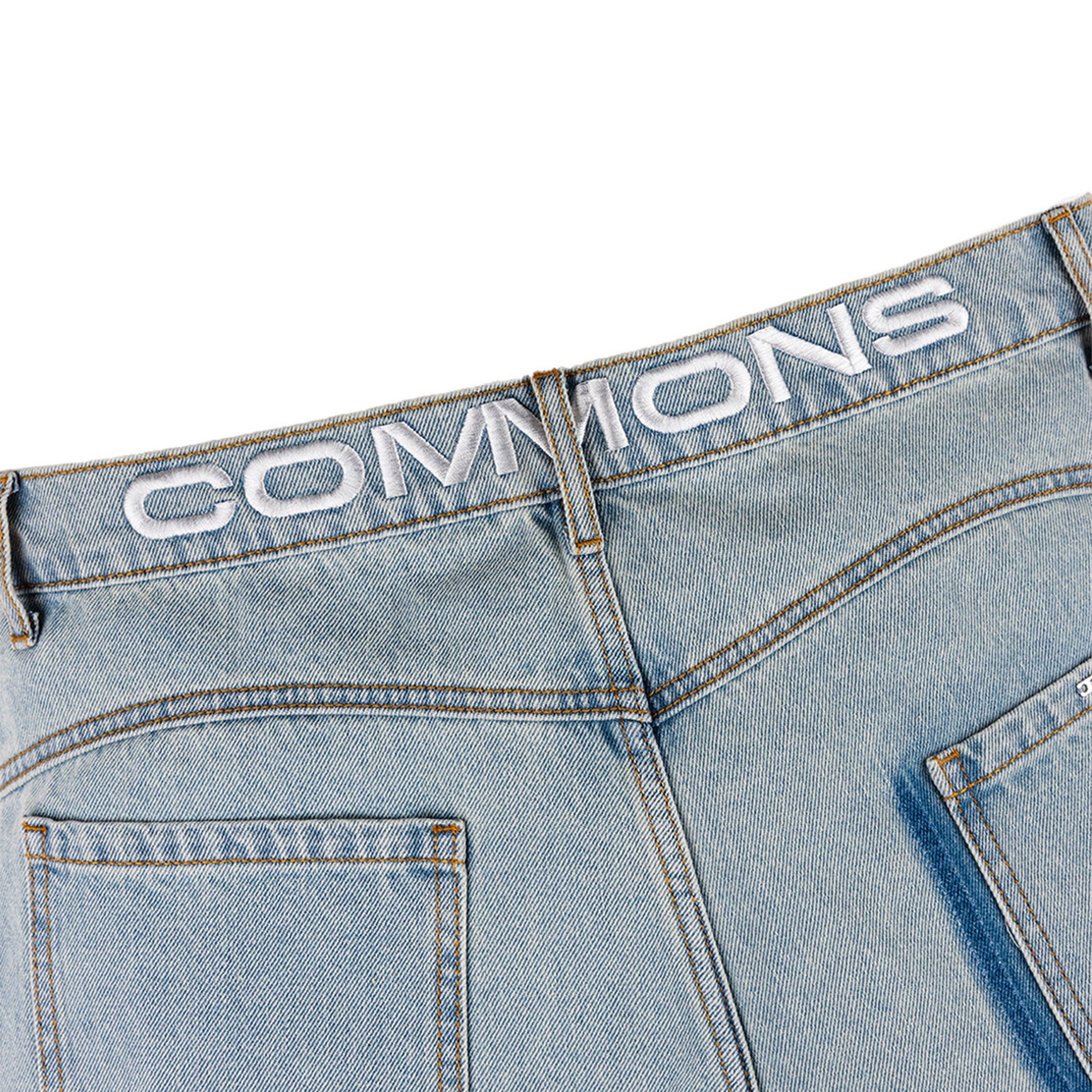 Commons Studios ‘Star’ Washed Denim Short Iceberg Common Hype
