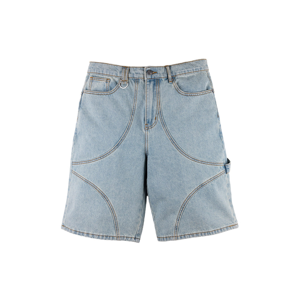 Commons Studios ‘Star’ Washed Denim Short Iceberg Common Hype