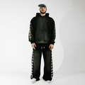 Commons Pearled Star Hoodie Vintage Black Common Hype