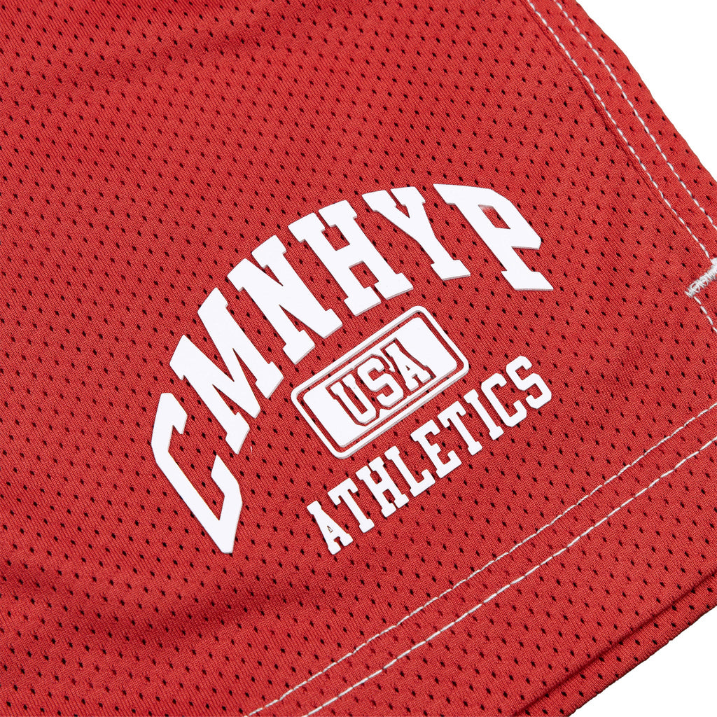 Common Hype Athletics Contrast Mesh Short Crimson Red Common Hype
