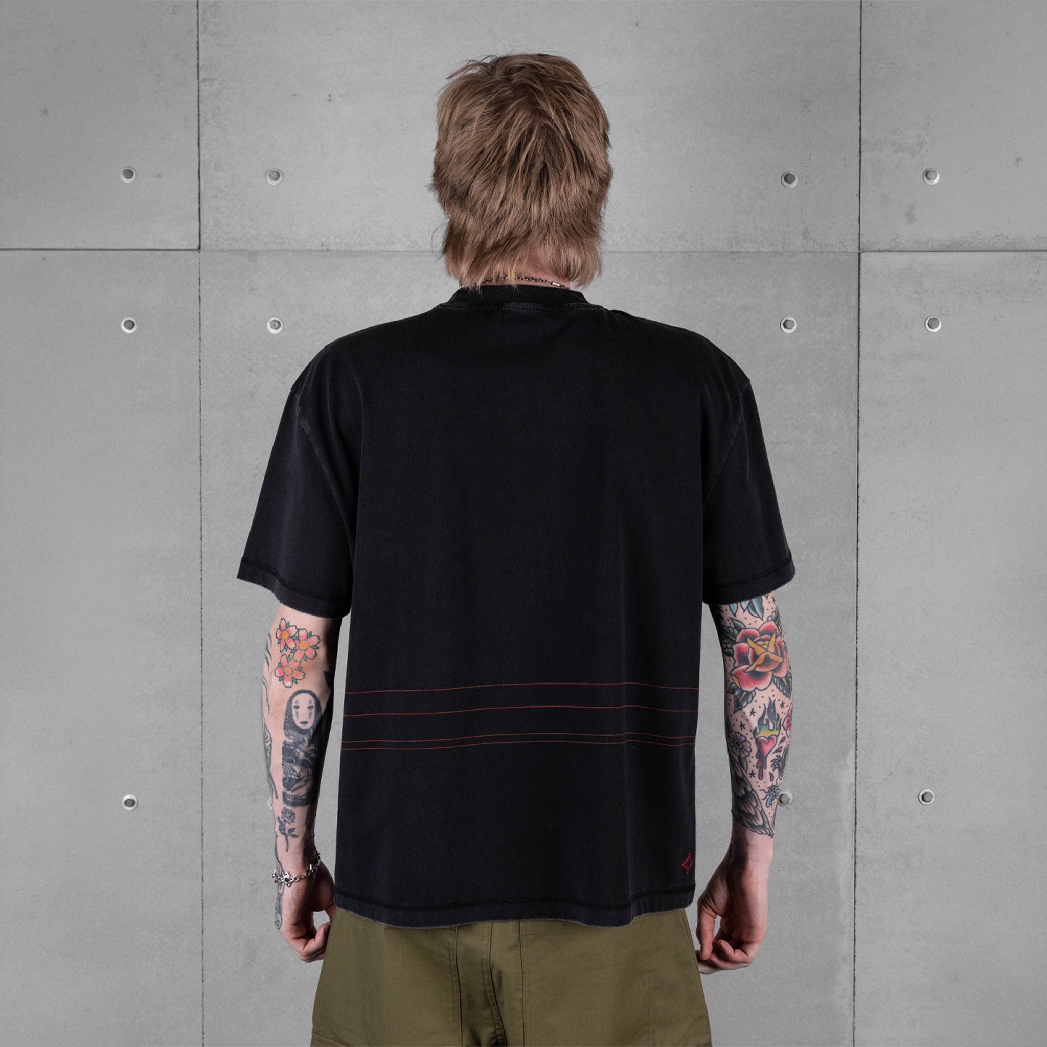Commons Beam Tee Vintage Black Common Hype