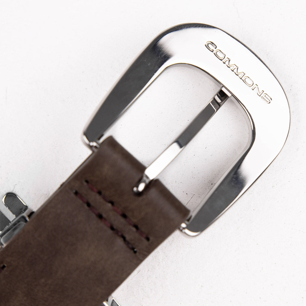 Commons Studios Outlaw Leather Belt Tobacco Common Hype
