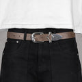 Commons Studios Outlaw Leather Belt Tobacco Common Hype