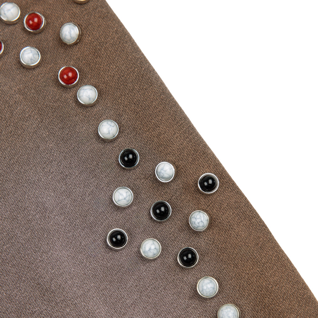 Commons Red Rivet Sweatshort Vintage Brown Common Hype