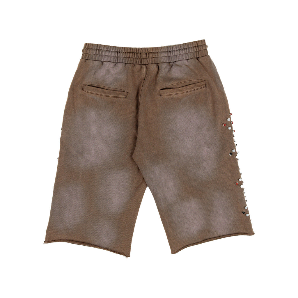 Commons Red Rivet Sweatshort Vintage Brown Common Hype