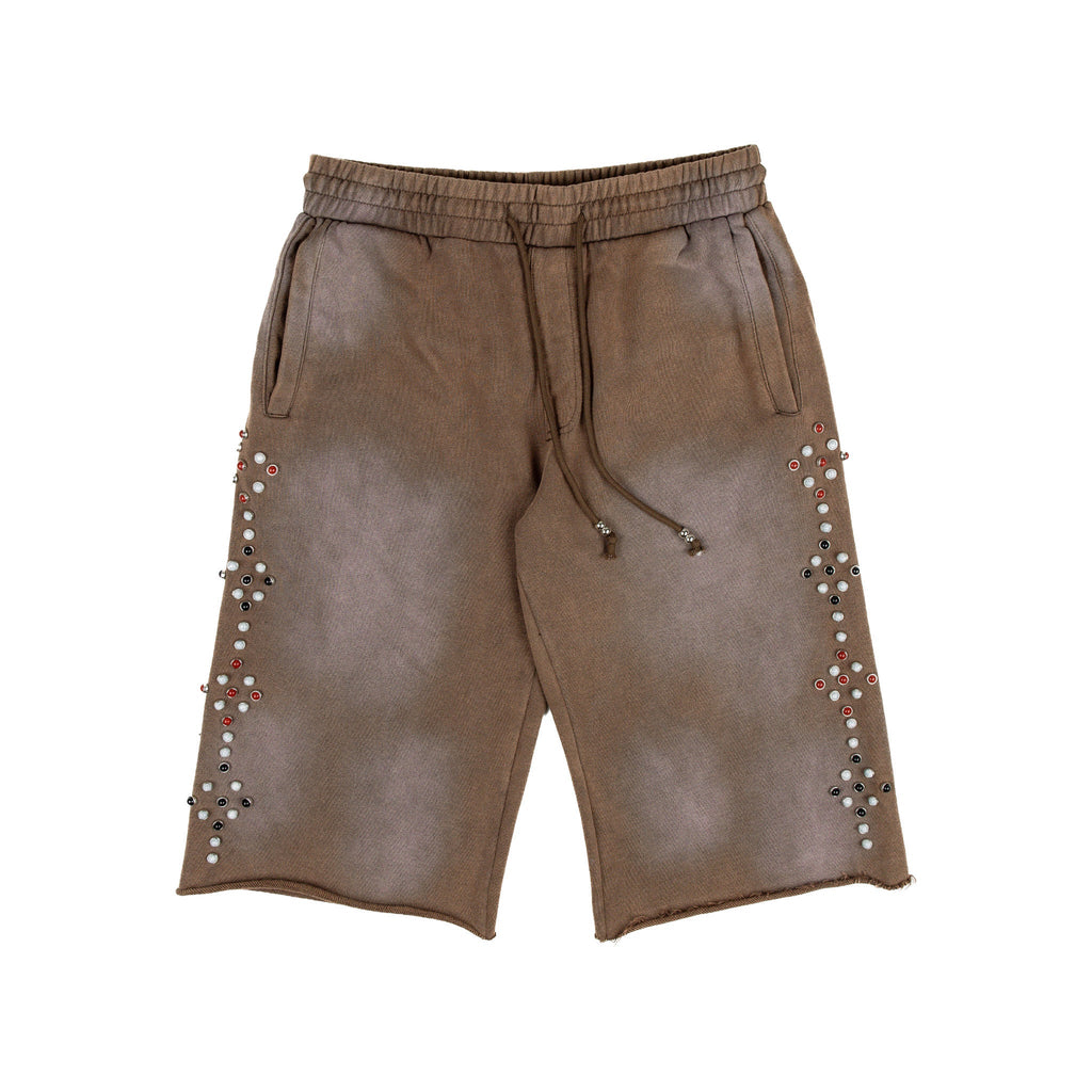 Commons Red Rivet Sweatshort Vintage Brown Common Hype