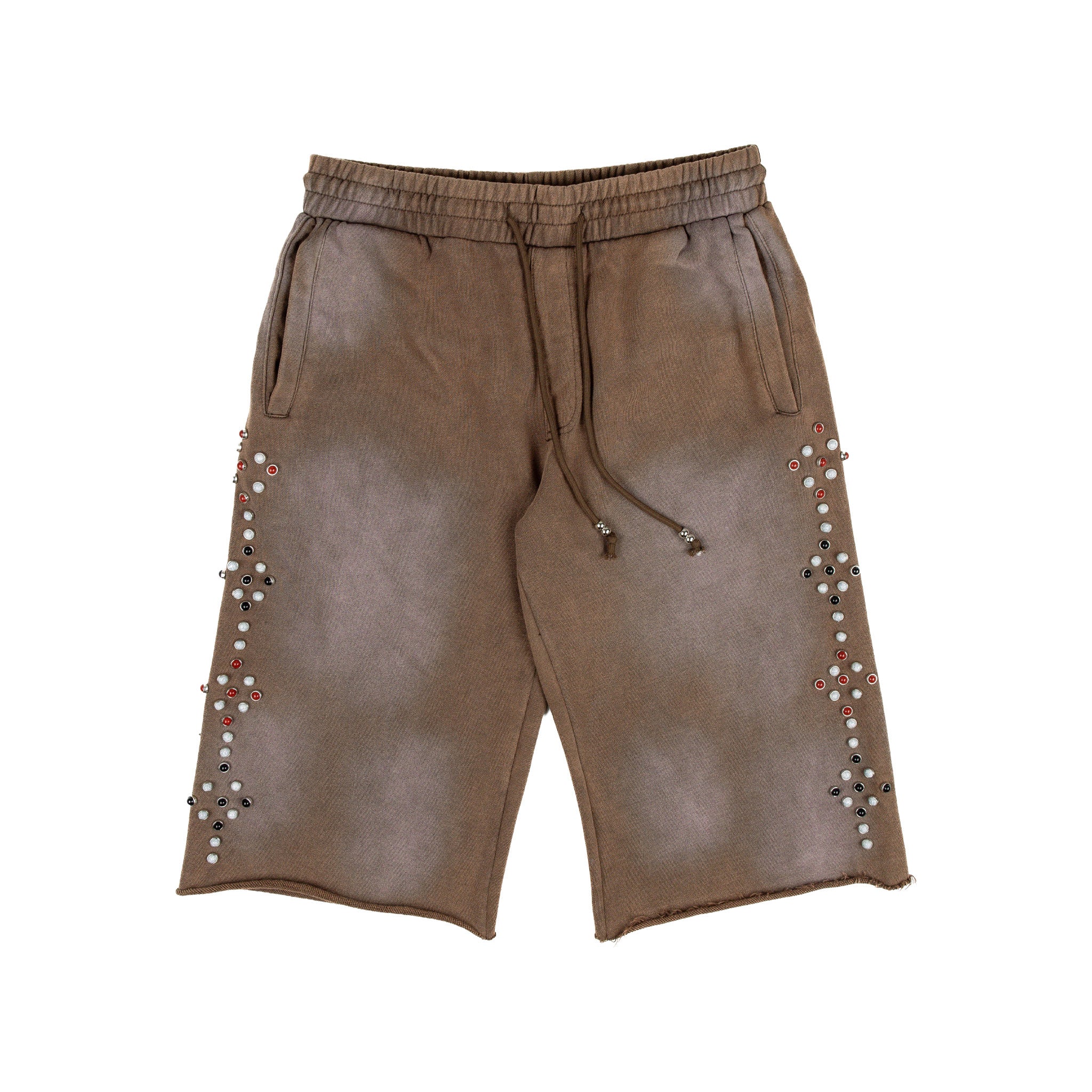 Commons Red Rivet Sweatshort Vintage Brown Common Hype