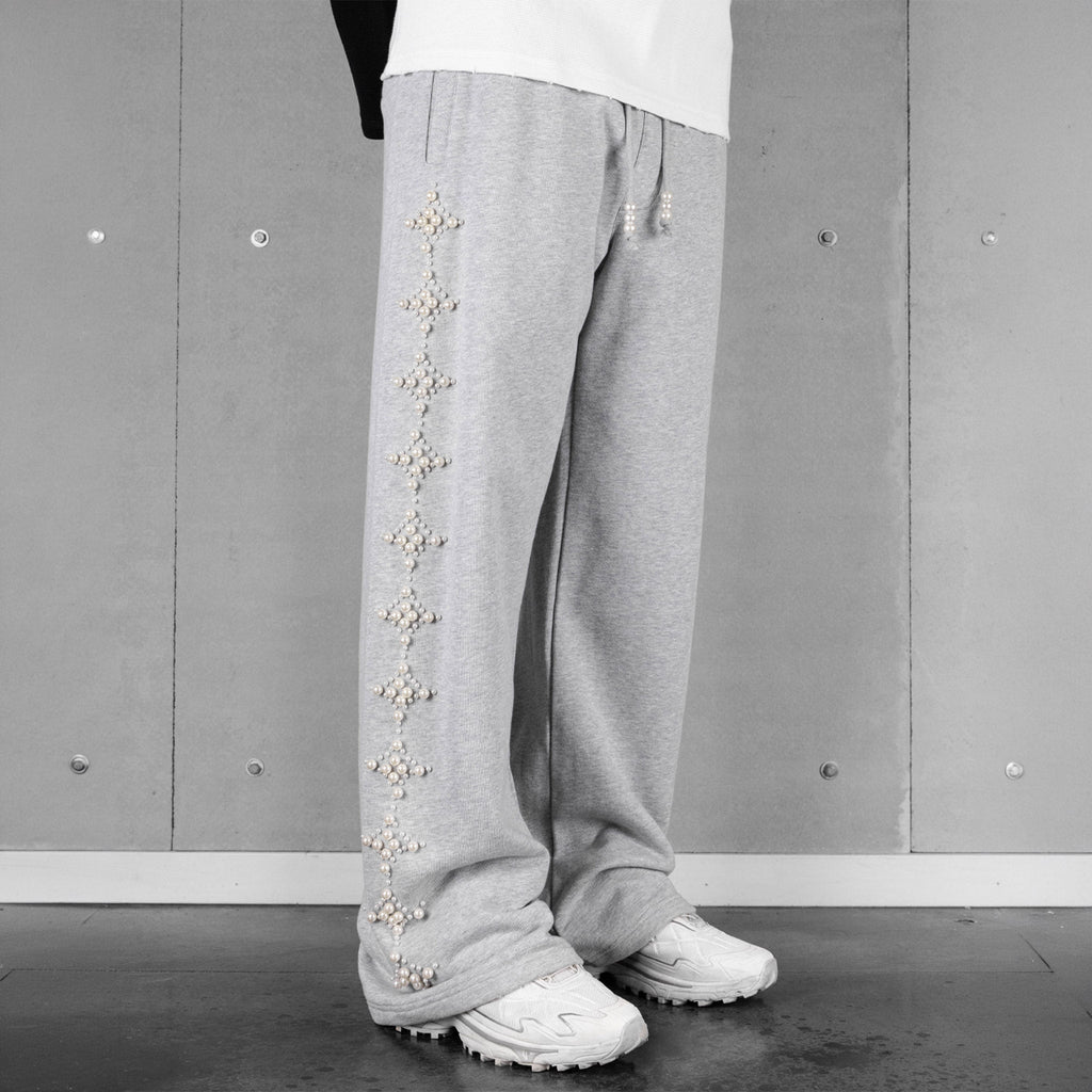 Commons Pearled Star Sweatpant Heather Grey Common Hype