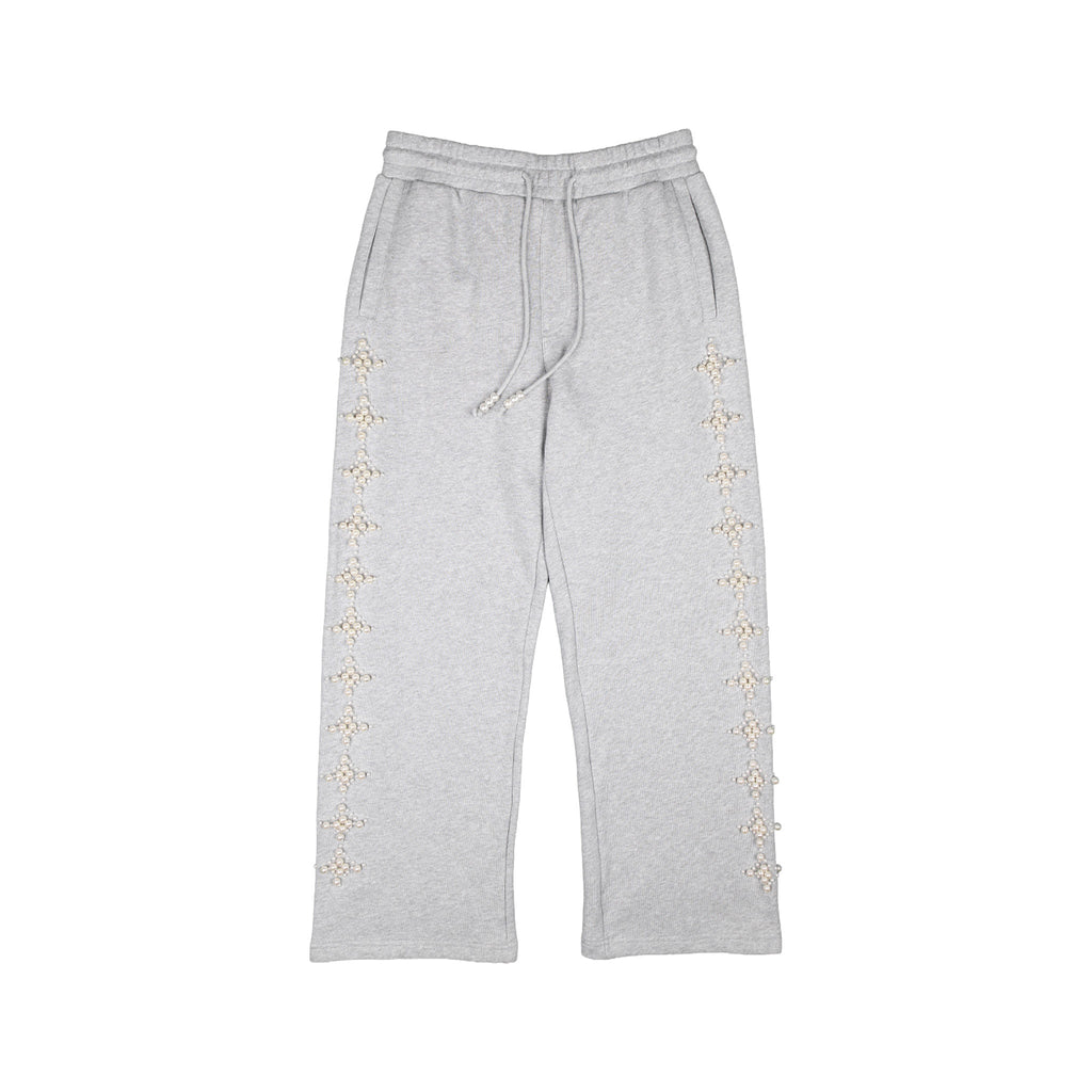 Commons Pearled Star Sweatpant Heather Grey Common Hype