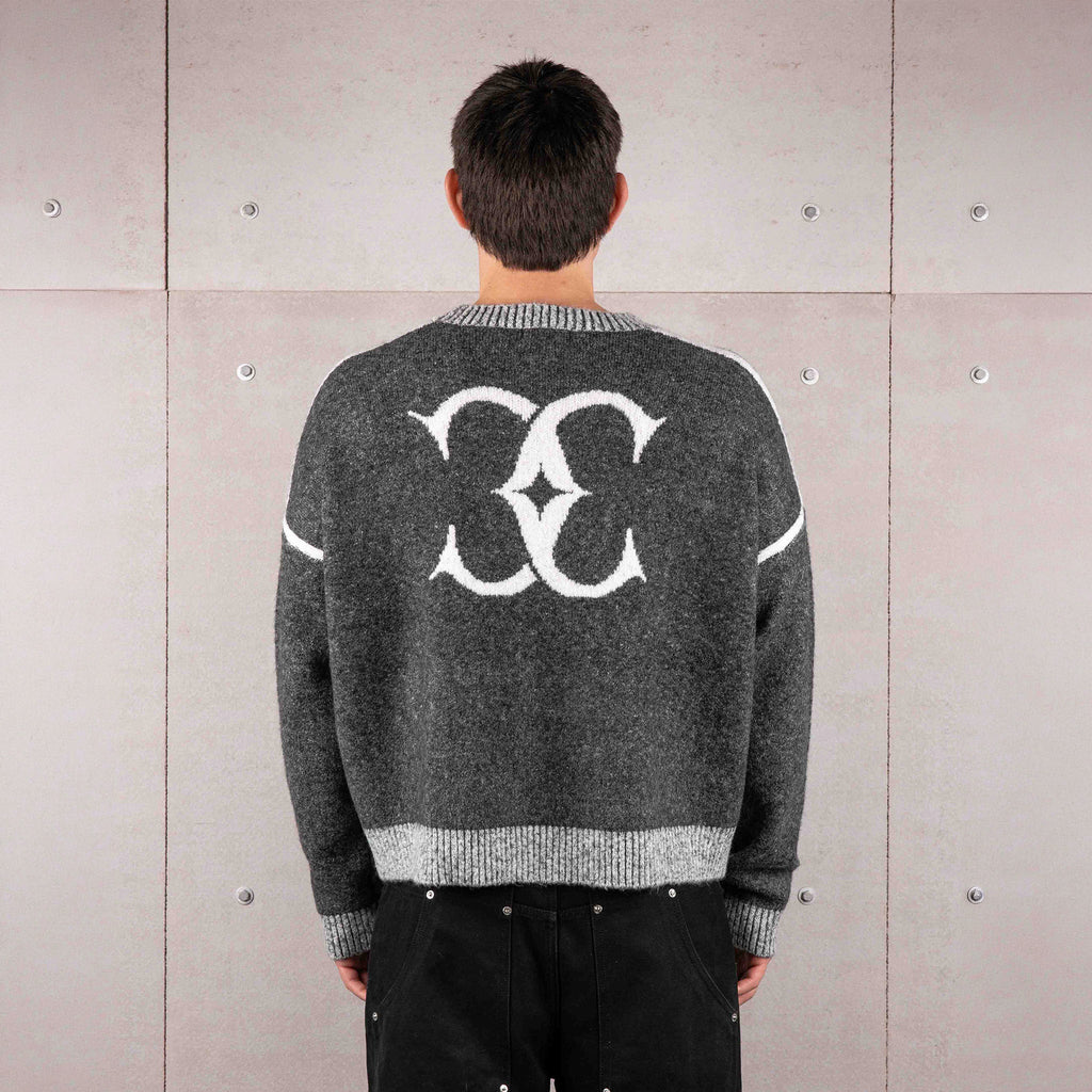 Commons Pullover Knit Forrest Charcoal Common Hype