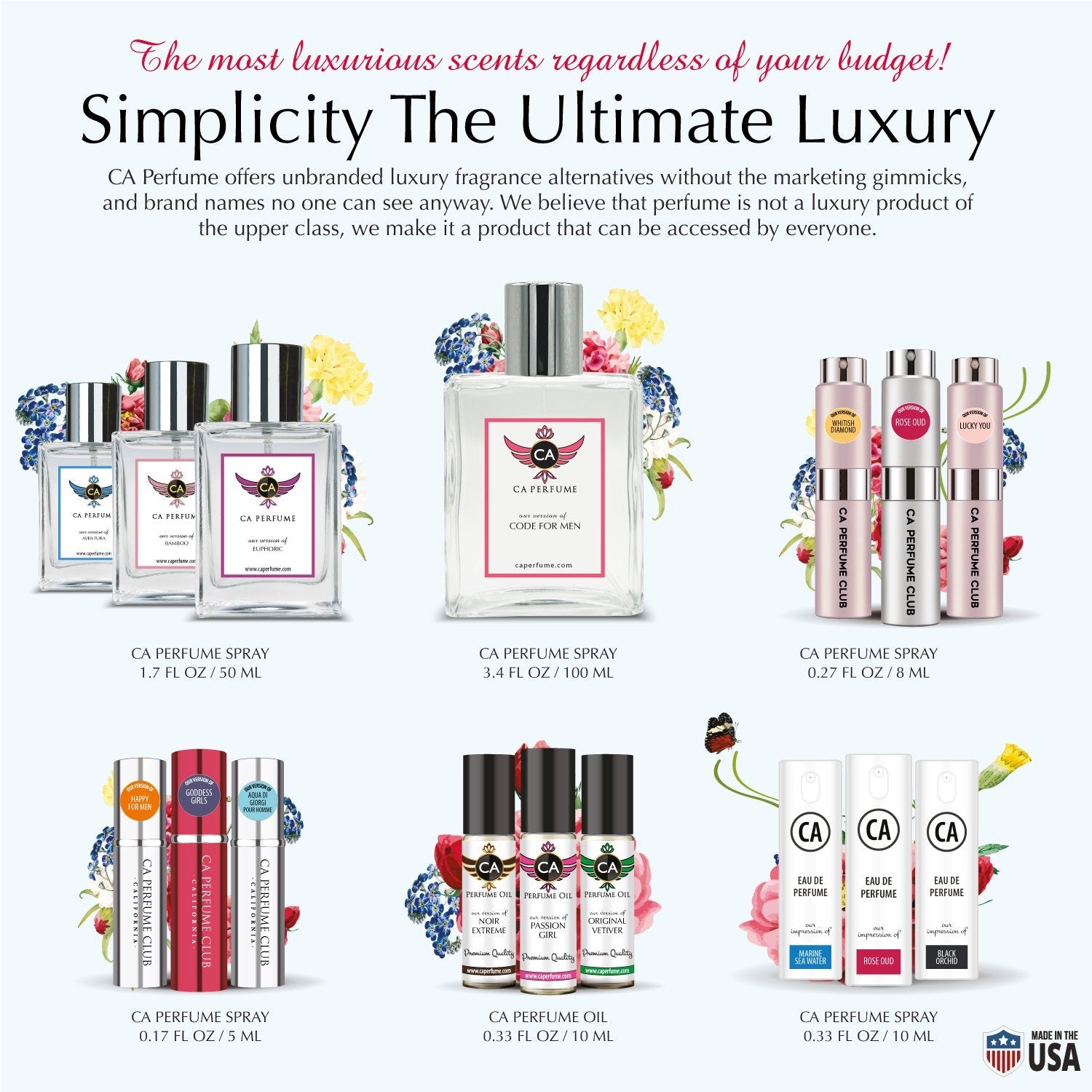 041- Blooming Mind Duo Set  Fragrance Oil and Perfume Spray Bundle CA Perfume Club
