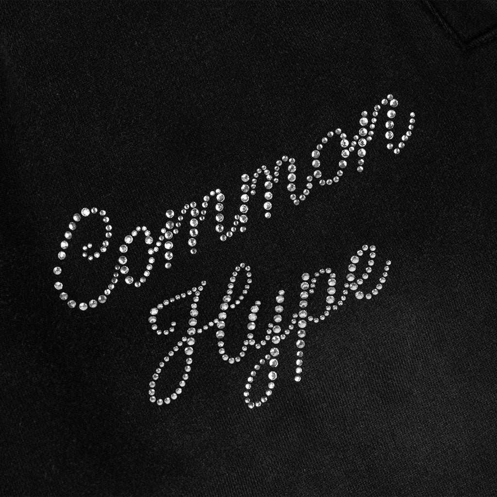 Common Hype Diamanté Sweatpant Washed Black Common Hype