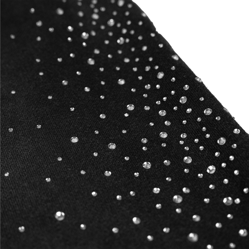 Common Hype Diamanté Sweatpant Washed Black Common Hype