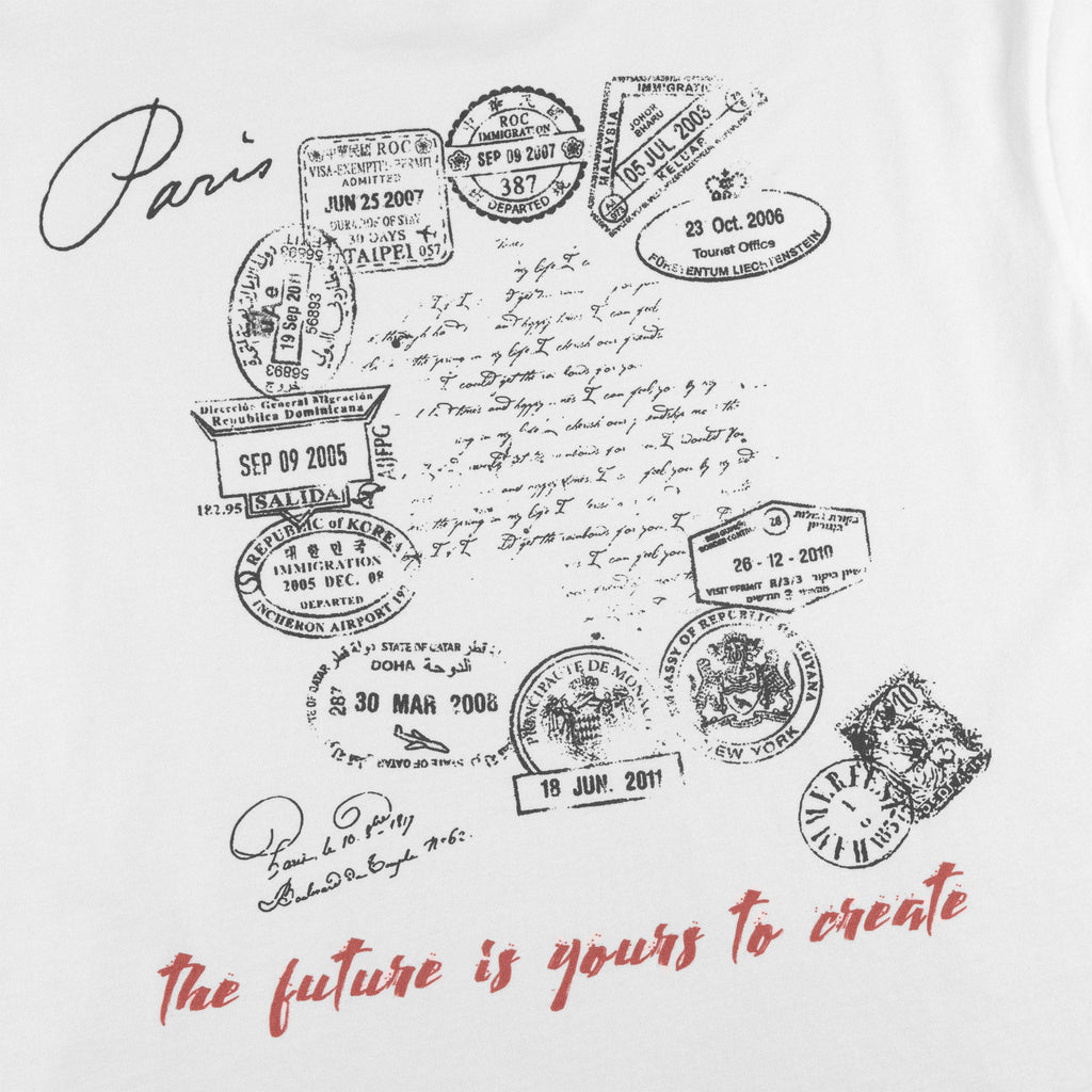 Compliments Future Is Yours White Vintage Shirt Common Hype