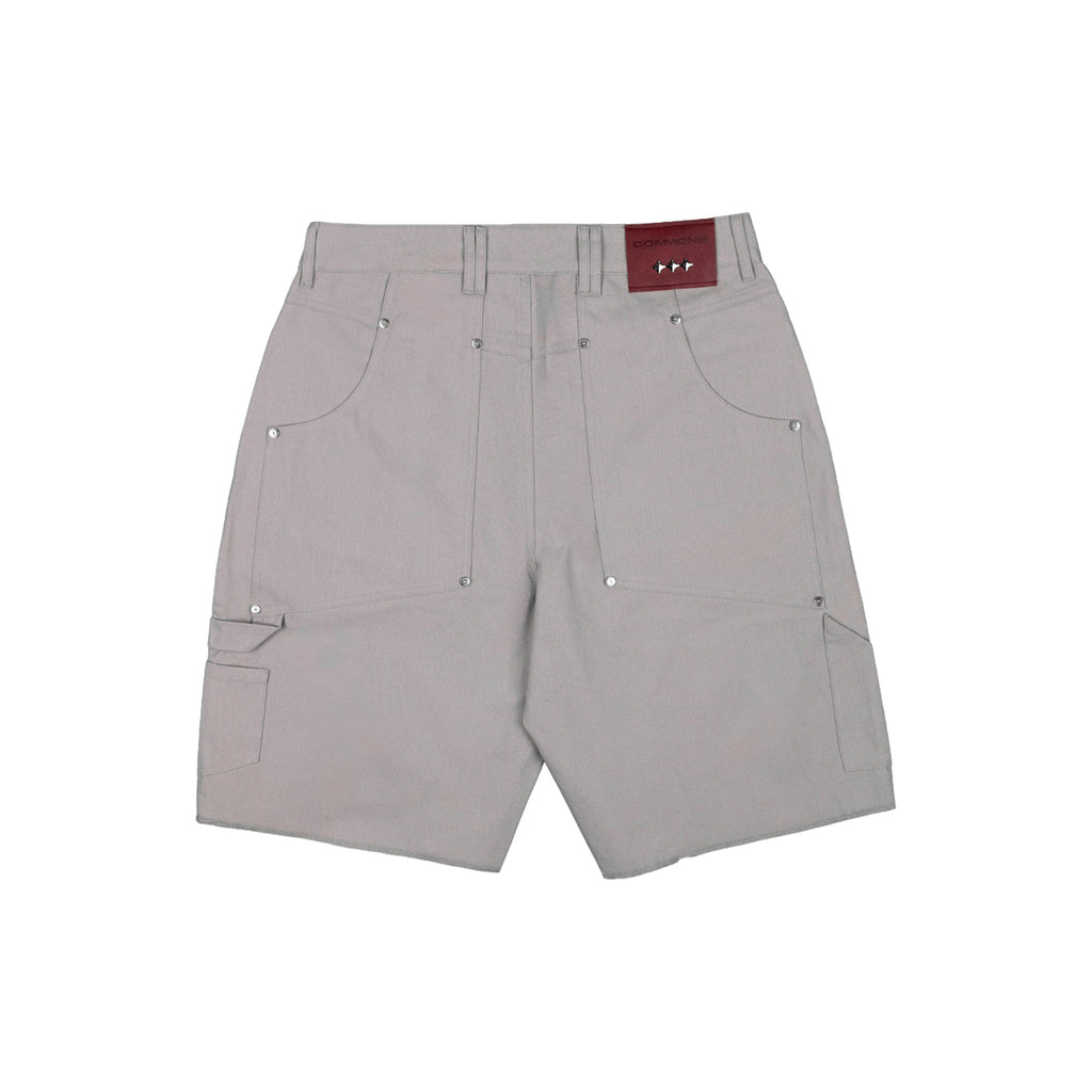 Commons Double Knee Canvas Short Grey Common Hype