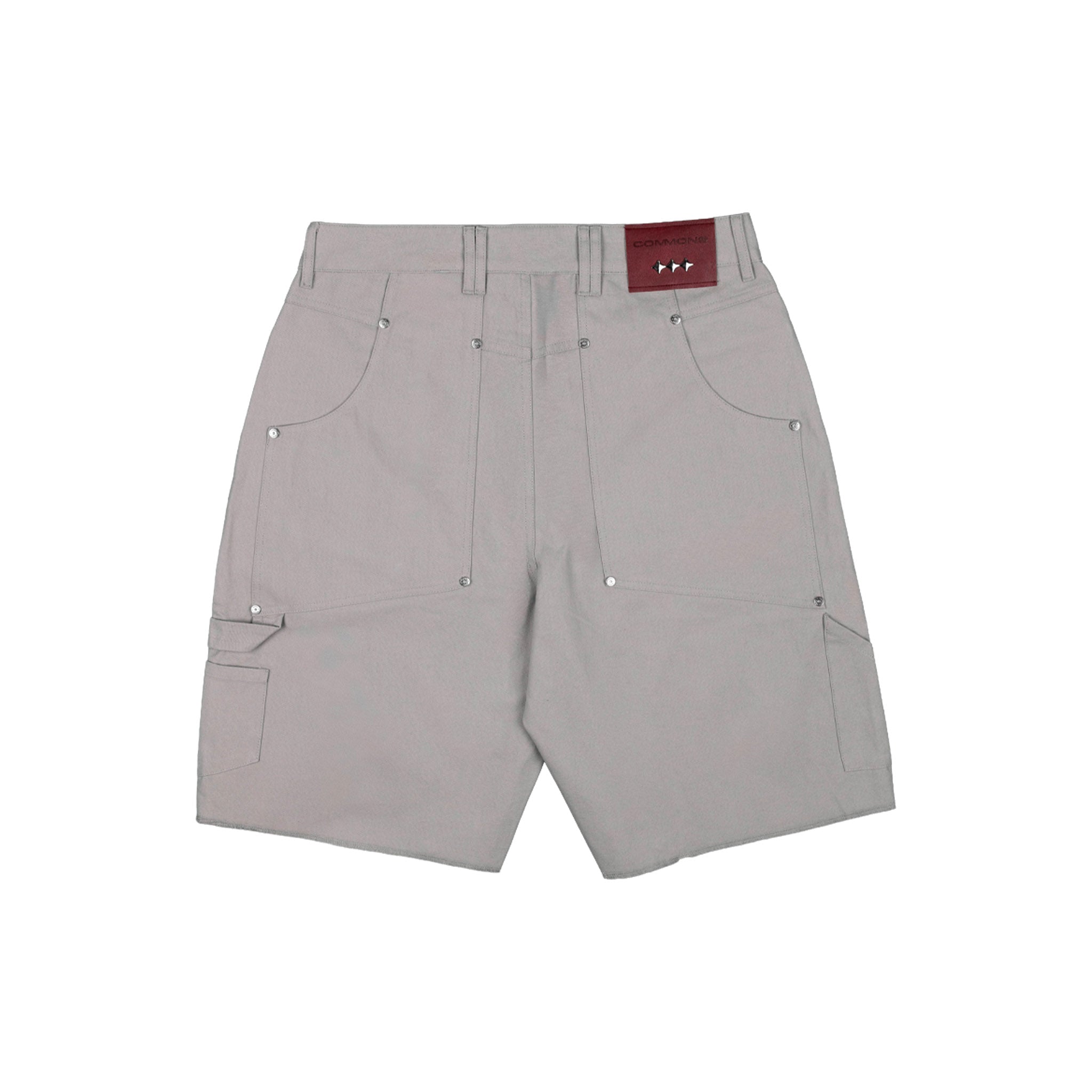 Commons Double Knee Canvas Short Grey Common Hype
