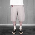 Commons Double Knee Canvas Short Grey Common Hype