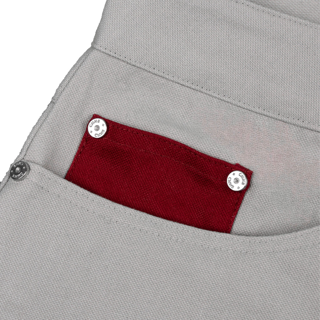 Commons Double Knee Canvas Short Grey Common Hype