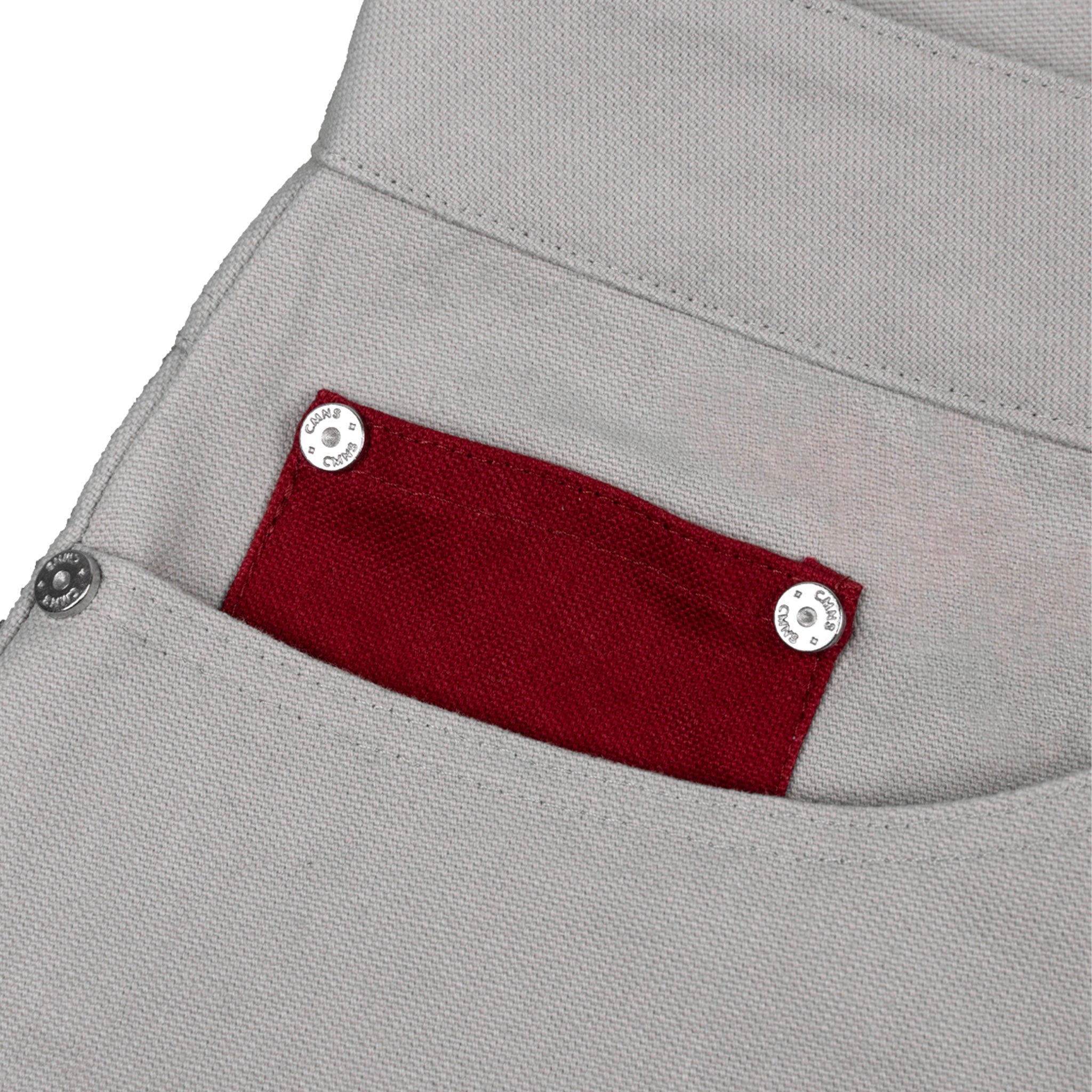 Commons Double Knee Canvas Short Grey Common Hype