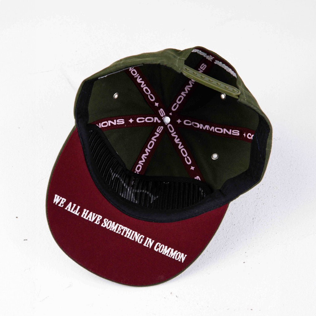 Commons Celestial 5 Panel Olive Green Hat Common Hype
