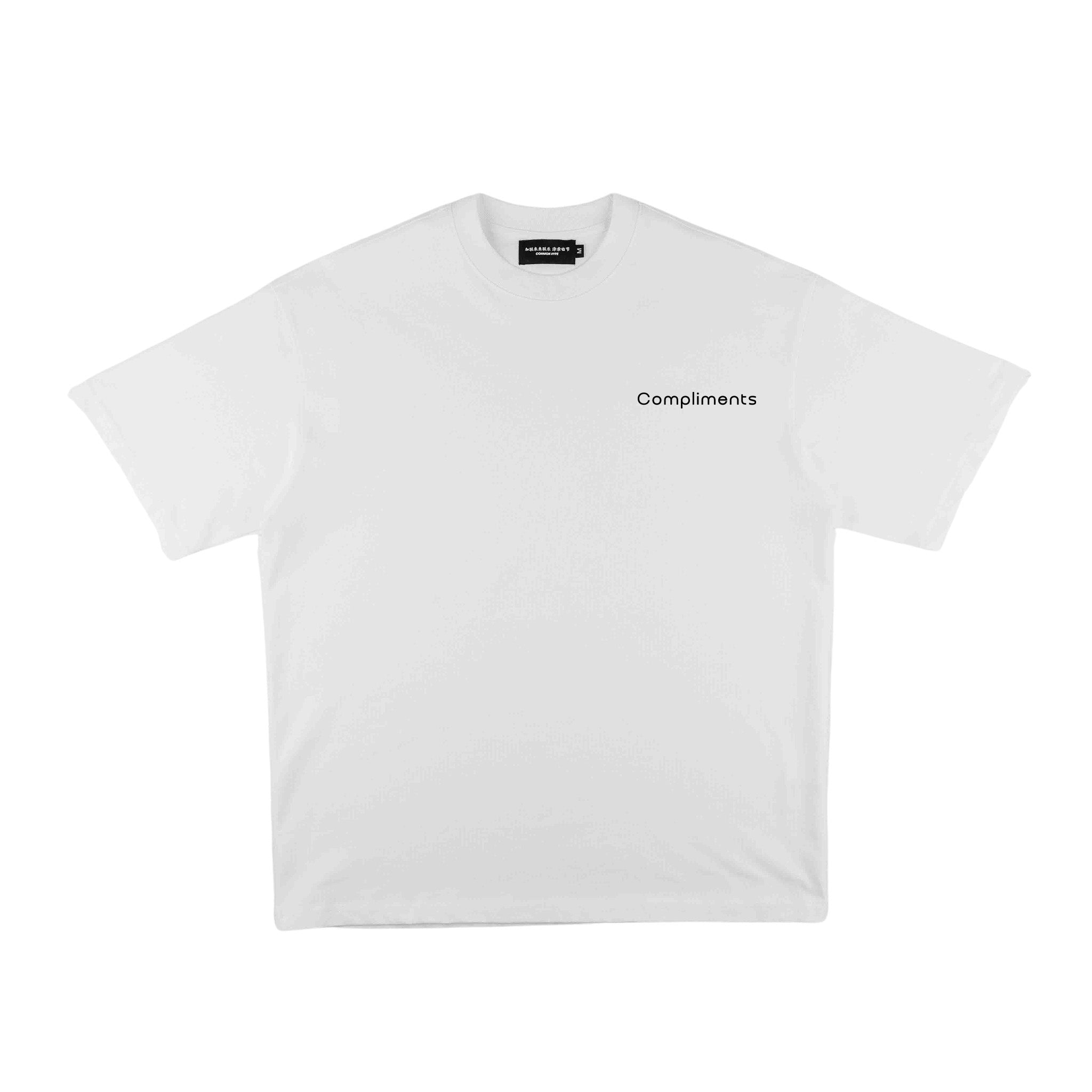 Compliments I Hope You Smile White Vintage Shirt Common Hype