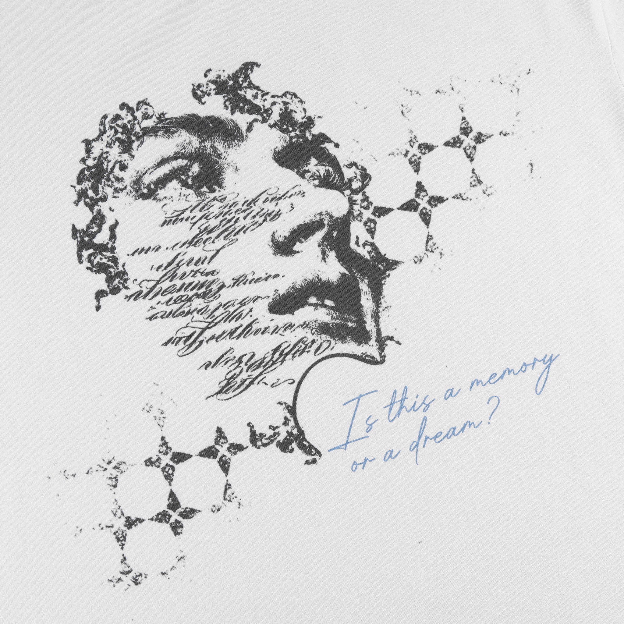 Compliments Memory or Dream White Vintage Shirt Common Hype