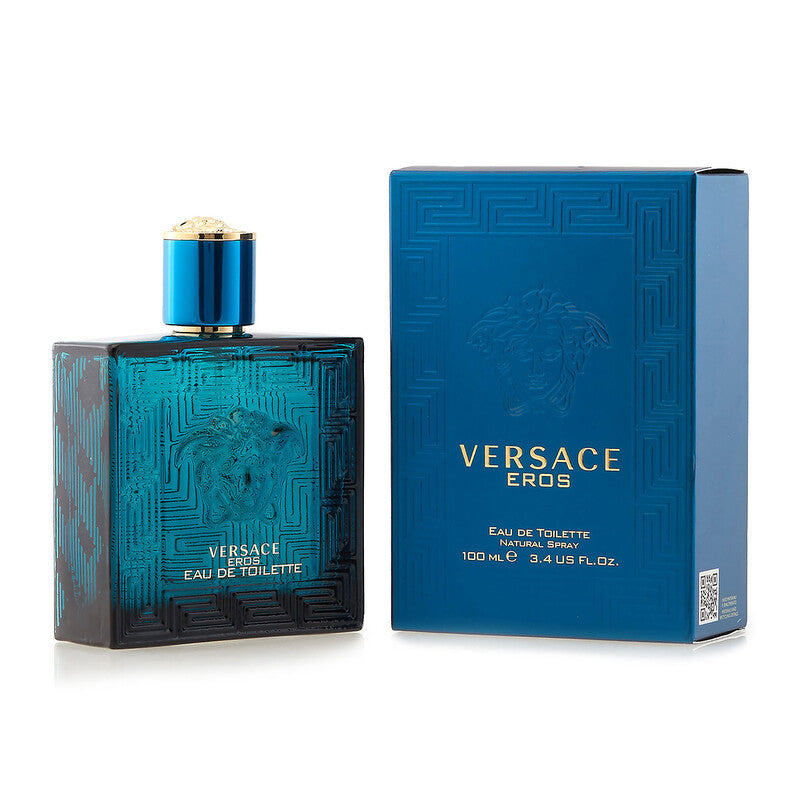 Versace Eros Eau de Toilette Spray for Men 3.4 oz. 100 mL Fandi Perfume