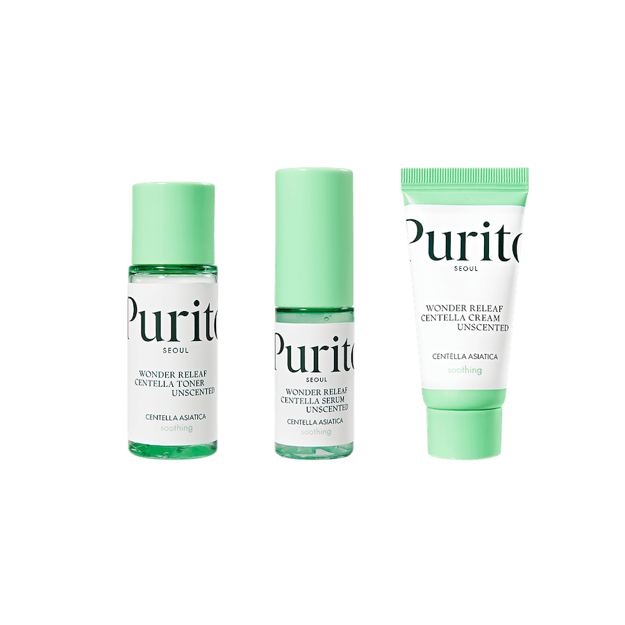Purito SEOUL Wonder Releaf Centella Mini Kit Unscented AsiaBeautyMall