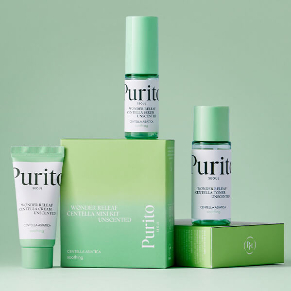 Purito SEOUL Wonder Releaf Centella Mini Kit Unscented AsiaBeautyMall